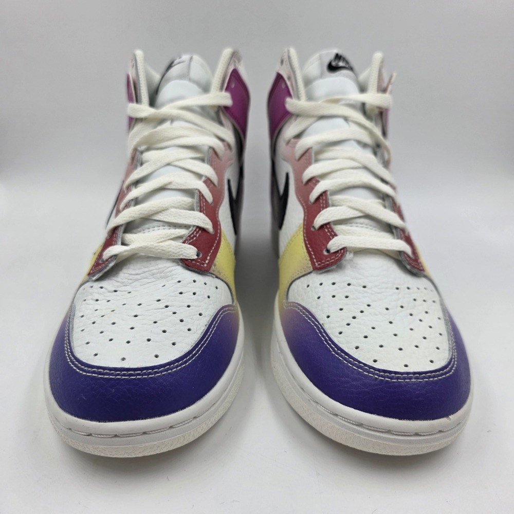 Nike Dunk High Multi-Color Gradient White Black FD0802-100 Womens Size 9 Sneaker - Picture 2 of 10